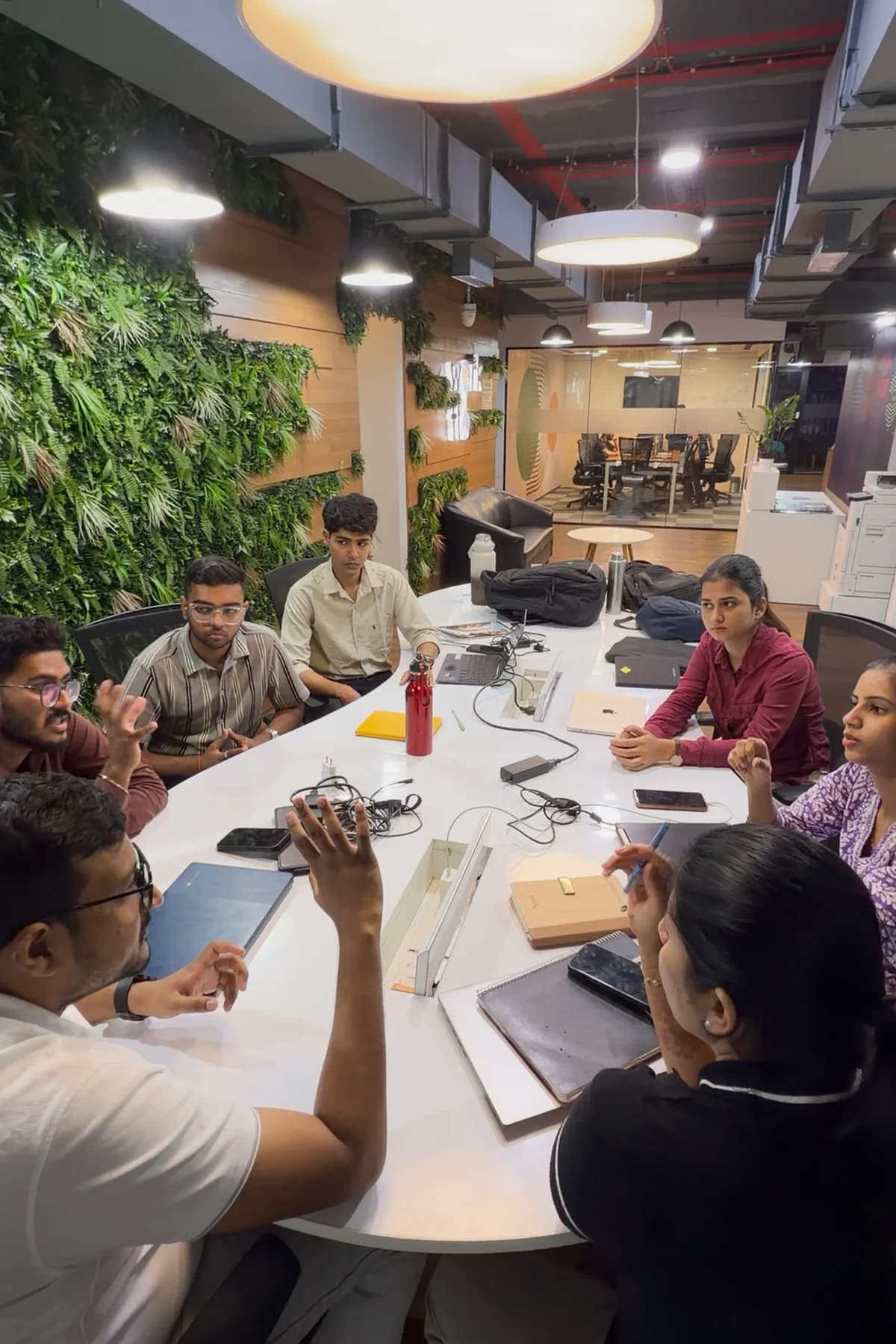 Recruiters working a live client mandate