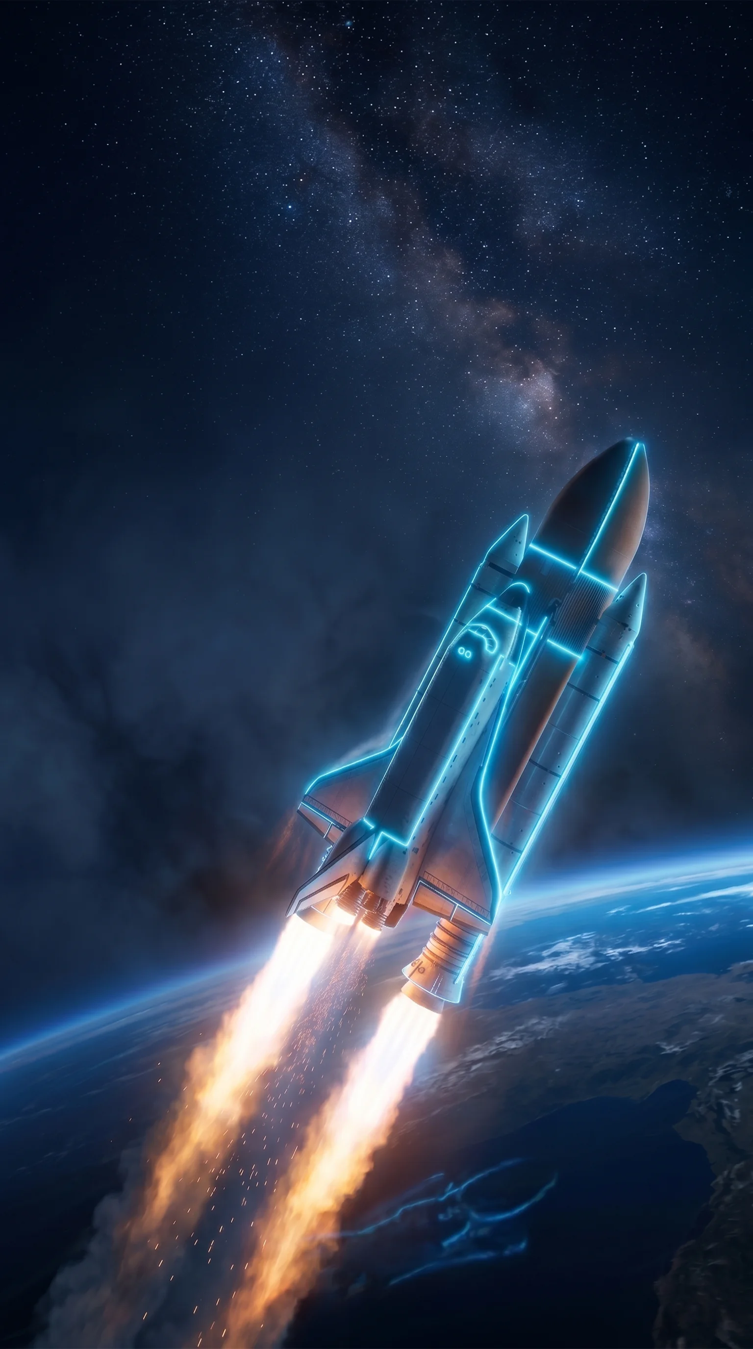 Orbit hero background