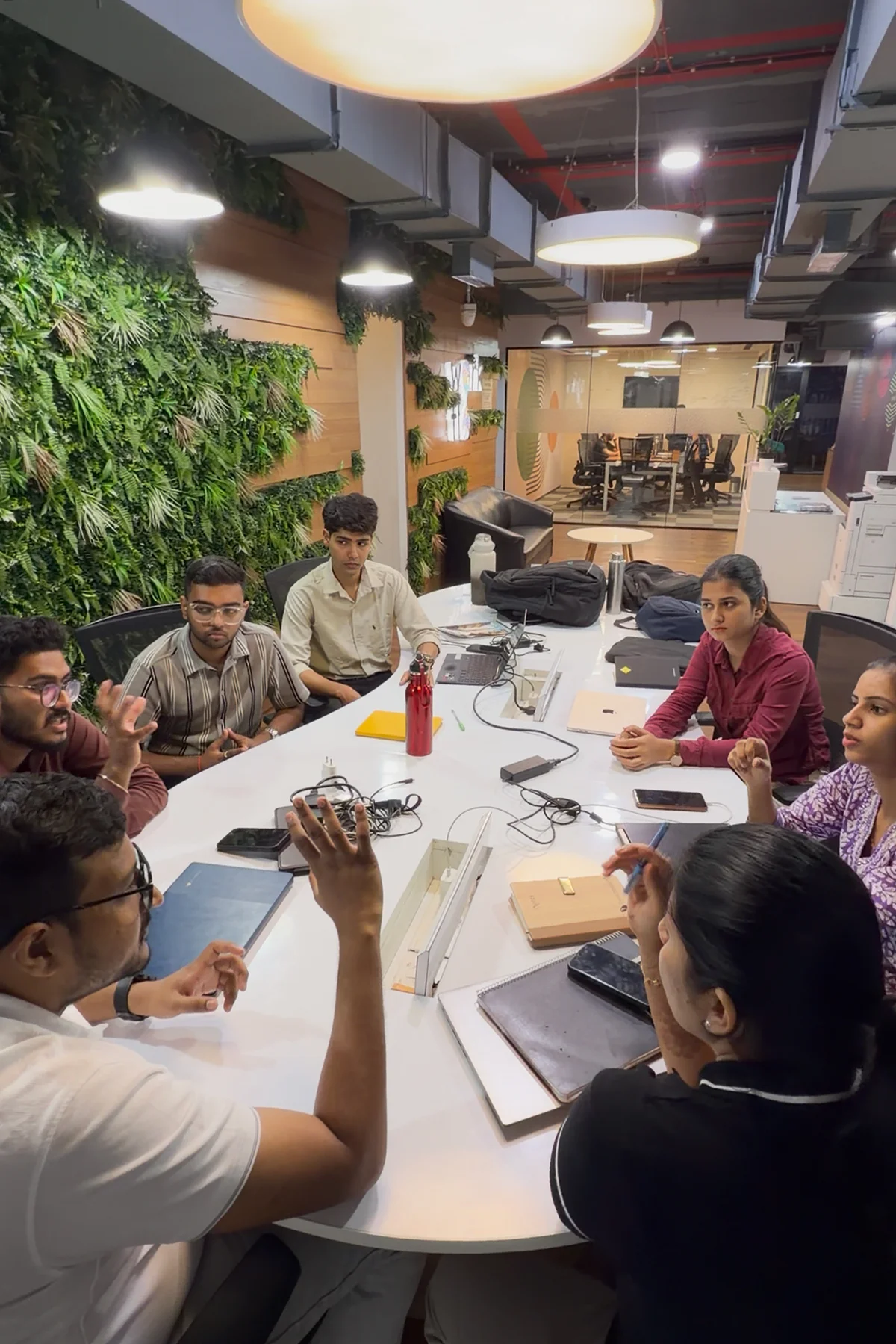Recruiters working a live client mandate